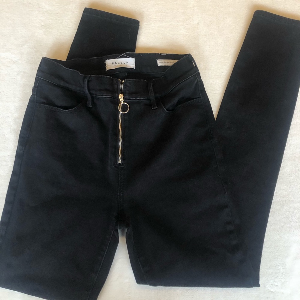 PACSUN high-rise black jeans